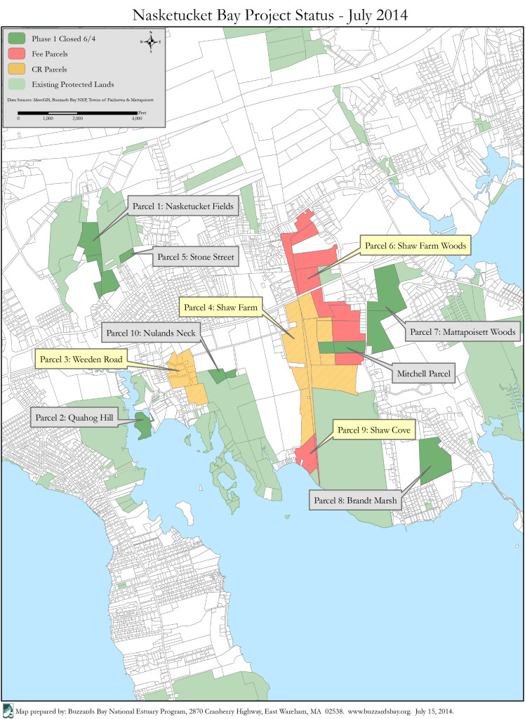 Coalition protects 140 acres around Nasketucket Bay in Fairhaven and ...